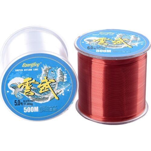 Super Strong 500m Fishing Lines Cord Durable Strong 0.4-8 Fishing Line Accessory tool Line Rope Multifilament Japan 17.8LB
