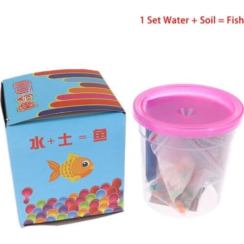 Grow Magic Soil + Water = Fishes Caviar Live Tank Killi Fish Egg Pet Education Hatching Toys