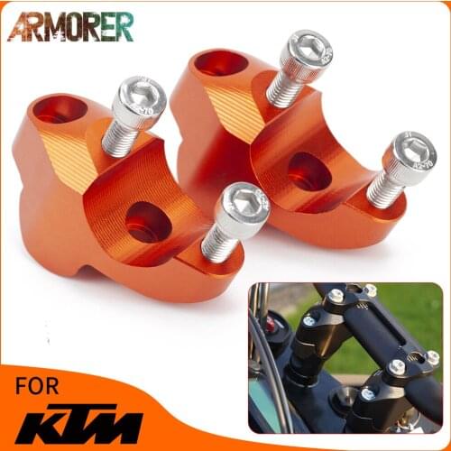 Motorcycle Handle Bar Clamp Raised Extend Handlebar Mount Riser For 1050 1090 1190 1290 super adventure duke r gt smc