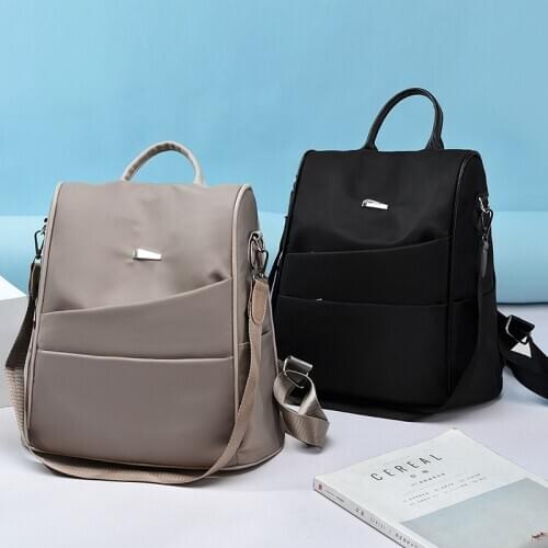 Women Shoulder Bag Backpack 2020 New Korean Version of the of Oxford Cloth Canvas Fashion Wild Womens Travel Bag Womens