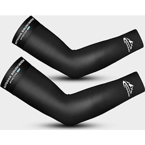 1 Pair Cooling Arm Sleeves Men Women UV Sun Protection Long Arms Sleeves Cover for Cycling Driving Running Football Basketball