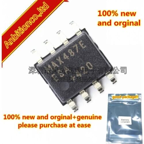 10pcs 100% new and orginal MAX487EESA+T SOP8 MAX487EESA 4.75V~5.25V in stock