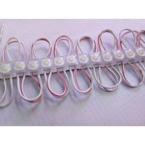 100pcs 1W high power slim small led module side light led lamp 1 led module injection len super brightness outside backlight