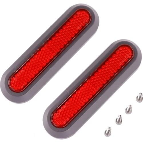 2PCS Safety Reflective Protect Shell Rear Wheel Hub Cover Back Shell for Xiaomi M365/M365 PRO/PRO 2/1S Electric Scooter Parts