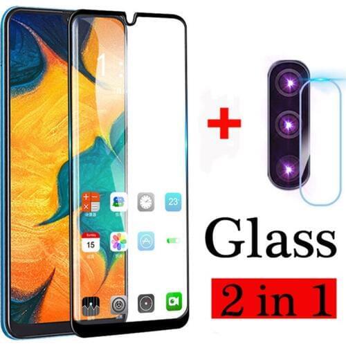 2 in 1 9D Camera Lens Tempered Glass Scratch Proof for Samsung Galaxy a20e Protective Untra-Thin Glass Screen Protector