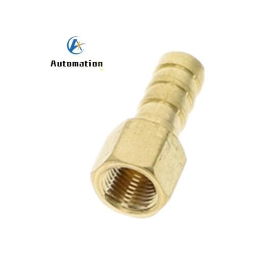 4mm-12mm Brass Pipe Fitting Hose Barb Tail M10 -M20 Metric Female thread Connector Joint Copper Pipe Coupler Adapter Gas Joint