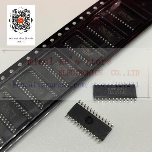 [ 5pcs-10pcs] 100%New original; TLC5510INSR TLC5510 TLC5510I SOP24 - IC 8BIT 20MSPS AD SING CH 24SO