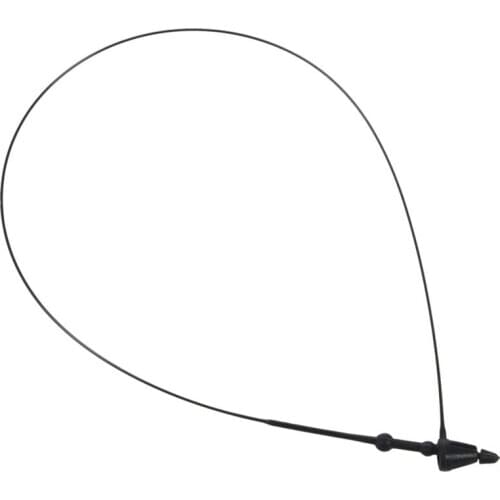 7 inch 1000 Pcs Black Snap Lock Pin Loop Plastic Tag Fastener Hook Ties