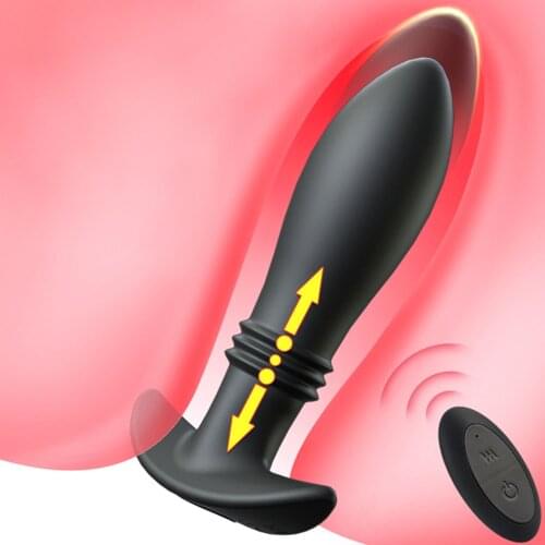 Wireless Anal Vibrator For Women Men Stretch Prostate Massager Remote Control Anal Plug Intimate Goods Sex Toys For Adults Gay