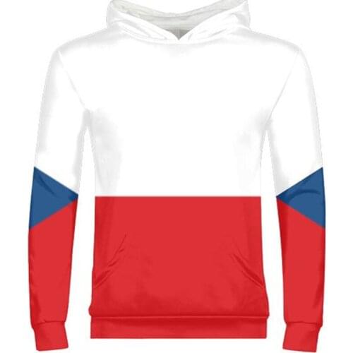 CZECH REPUBLIC man youth custom name number cze zipper sweatshirt nation flag czechia country cz college print photo clothing