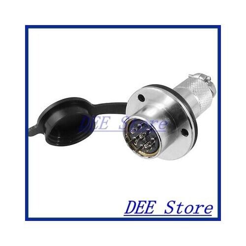 DF20B Type AC 250V 15A 8 Pins Electric Aviation Circular Connector Adapter