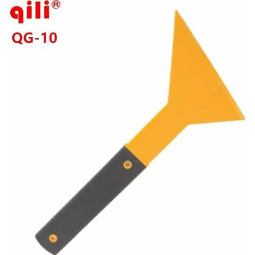 DHL 100pcs/lot QG-10 Mini Car Scraper Squeegee Felt Edge Film Scraper Window Glass Squeegee Tool Multifunction Car Scraper
