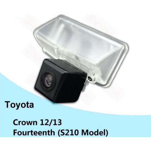 For Toyota Crown 12 13 Fourteenth (S210 Model) Car rear view camera trasera Auto reverse backup parking Night Vision Waterproof