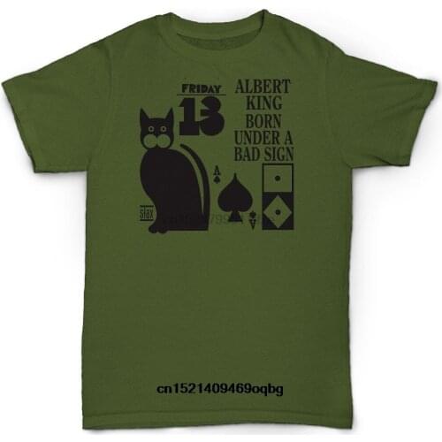 O-Neck Tshirts Albert King Blues Stax Rock Soul Casual