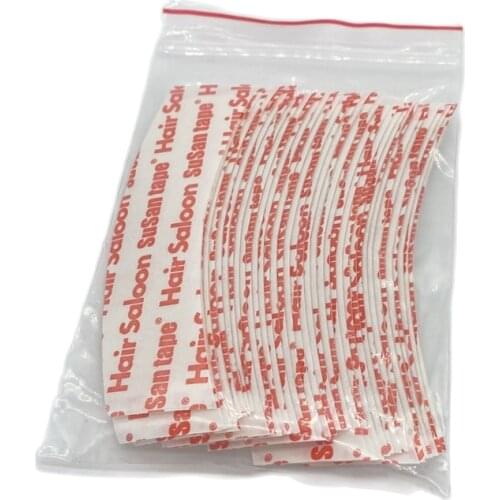 36 pcs HAIR SALOON SUSAN TAPE White double side tape lace front wig tape arc double sided Tape for toupee wig adhesive