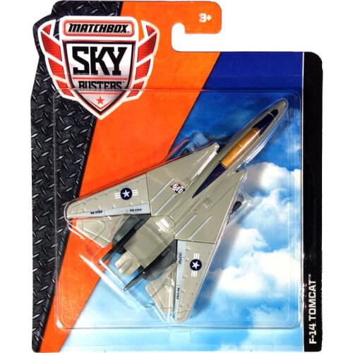 2018 Matchbox Fighter Plane F-14 Tomcat Metal Collection Alloy Simulation Model Planes