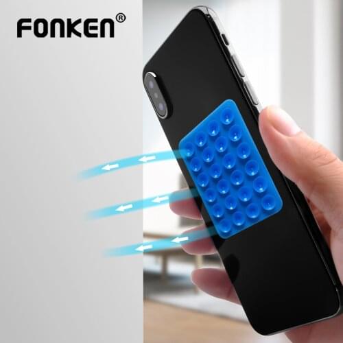 Wall Phone holder suction sucker silicone cup mat/Pelekat sotong Motor Holder in Car Cellphone Silicone Mount Back Sticker Stand