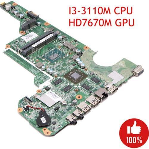 NOKOTION 710874-001 DA0R33MB6A0 For HP Pavilion G4 G4-2000 G6 G6-2000 G7 G7-2000 Laptop Motherboard I3-3110M CPU DDR3 HD7670M
