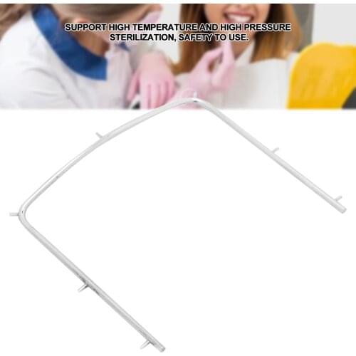 Stainless Steel Rubber Dam Frame Holder Instrument Autoclavable Temperature Dental Lab Supplie Accessory Antirust Anti-corrosion