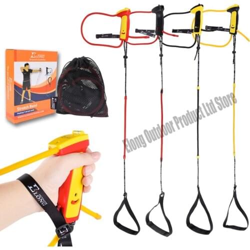 Archery Stretch Band Recurve Bow Training Device with High Quality Rubber Band & Composite and Elastic Pedal for Skill Practice