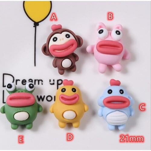 Animals Resin Phone Party Headwear Decoration 20pcs Scrapbook Craft DIY Accessories Cartoon Flatback Cabochons