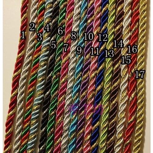 6mm Cord Decoration Fancy Rope Tied Portable Gift Box Corde DIY Handmade Macrame String Soga Cuerda Retorcida Cuerda De Atar