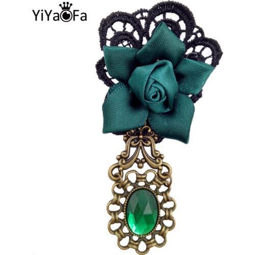 YiYaoFa Women Vintage Pin & Brooch Cape Handmade Gothic Assories Antique Party Jewelry Brooches and Broach Gift YBR-26