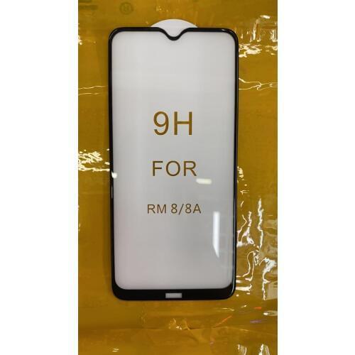 New Glass for Redmi 8A 3D Curved Full Glue Glass Film Screen Protector For Redmi 8 And Redmi Note 8T 8 Pro Black Freeshipping
