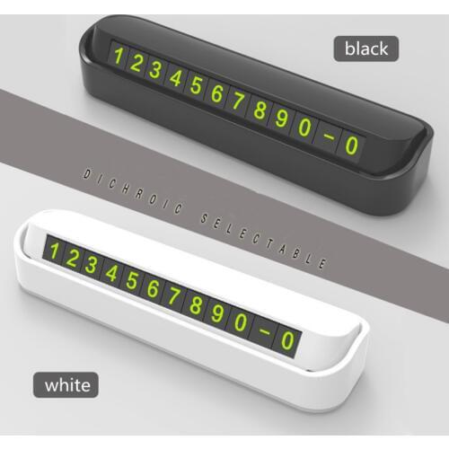 2019 New Car Temporary Parking Card Phone Number Card Plate Auto Accessories for Kia Rio K2 K3 K4 K5 KX3 KX5 Cerato,Soul,Forte