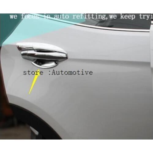 4 pcs ABS Chrome Door Handle Cover for ix45 All New Santafe