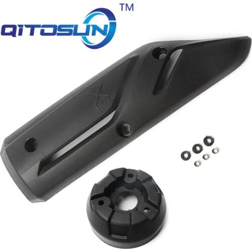 Motorcycle parts accessories muffler cover exhaust cover for SYM RV180i CROX125 ORBITIII125 NEW fighter 150ZR JETS POWER JP150