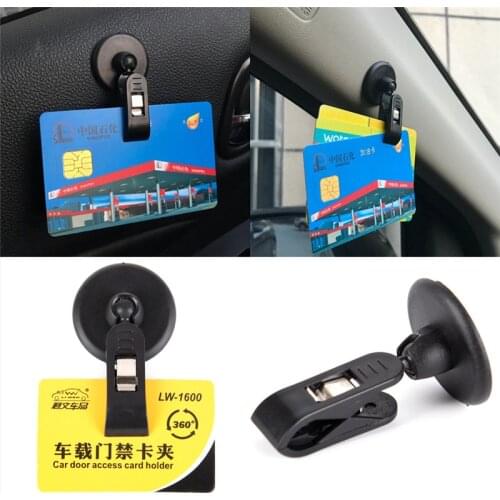 Car Suction Cup Clips Auto Fasteners for Ticket Pen Card Clip Holder For Curtain