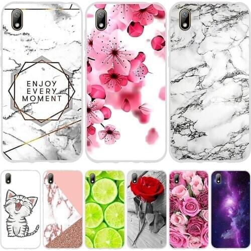 For Huawei Y5 2019 Honor 8S Case TPU Silicone Case For Huawei Y5 Y 5 2019 Honor 8S Cover Marble Case For Honor 8s 8 S Capa