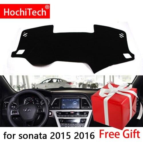 For Hyundai 9th Sonata 2015-2017 Right and Left Hand Drive Car Dashboard Covers Mat Shade Cushion Pad Carpets Accessories