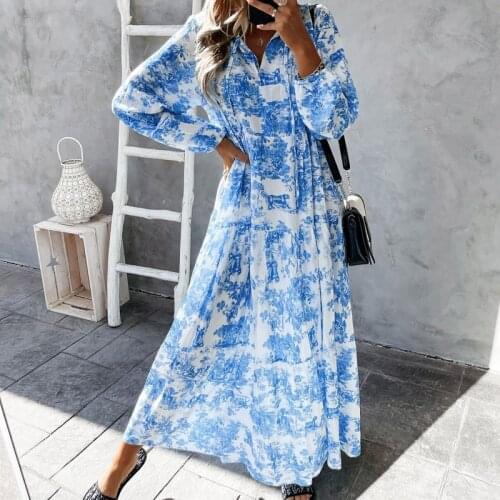 Ehuanhood Long Sleeve Summer Dresses