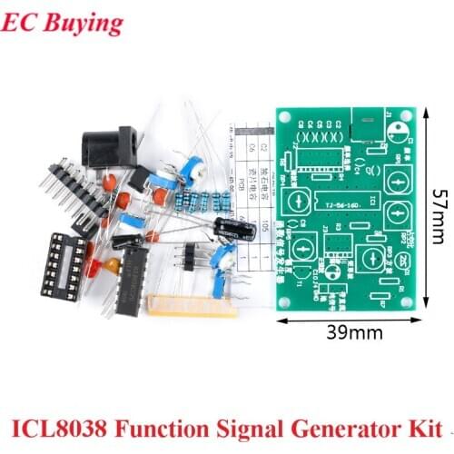 ICL8038 Function Signal Generator DIY Kit Set Multi-channel Sine Triangle Square Wave Signal PCB Board Electronic Parts 12V-24V