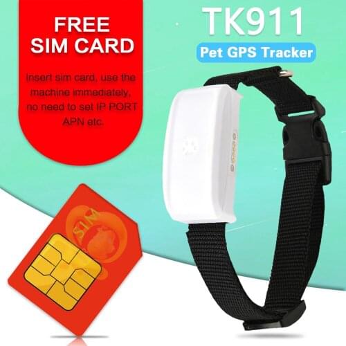 GPS Tracker TKSTAR TK911 for dogs cats WIFI Locatoin Real time tracking