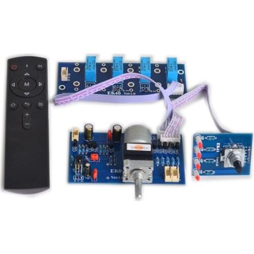 HiFi Infrared Remote Control Volume Motor Potentiometer 4 way Selection Volume Control Board