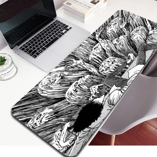 Junji Ito Laptop Gaming Mice Mousepad Free Shipping Large Mouse Pad Keyboards Mat Anime Mouse Pad Pc Gamer 40X90cm Pad Mouse