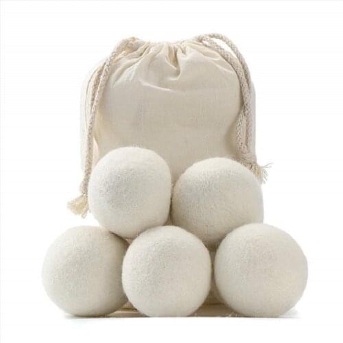 JOYLIVE 6pcs Water Absorption Drying Ball Wool Drying Ball Felt Ball Laundry Drying Ball Home Garden Commodity Cleaning Tool