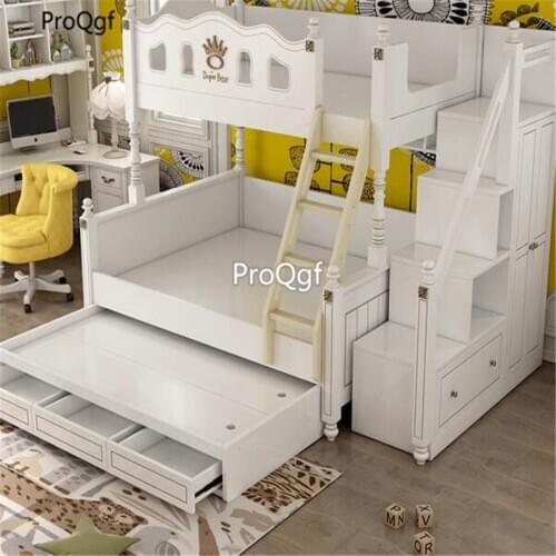 Prodgf 1Pcs A Set double layer children bedroom bed