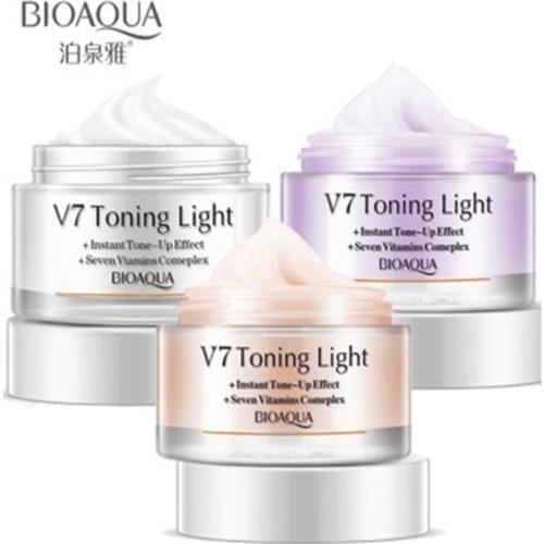 BIOAQUA v7 Su Yan cream whitening moisturizing hydrating brighten skin color lazy cream anti-wrinkle nourishing base cream