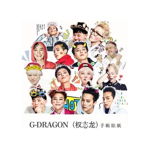 Cute Self-made GD Superstar idol BIGBANG Scrapbooking Stickers Decorative Sticker DIY Photo Albums