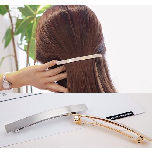 Fashion 1PC Rhinestones Hair Clips A Word Folder Gift Exquisite Hair Pin Crystal Children Adult Hair Barrettes Hair Accessori