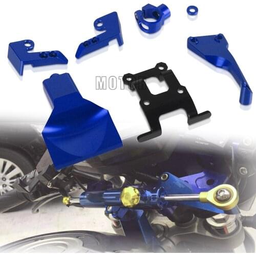 Motorcycle MT07 Moto Cage Steer Damper Mounting Bracket Kit Accessories 2014 2015 2016 2017 2018 for YAMAHA MT07 FZ07 MT FZ 07