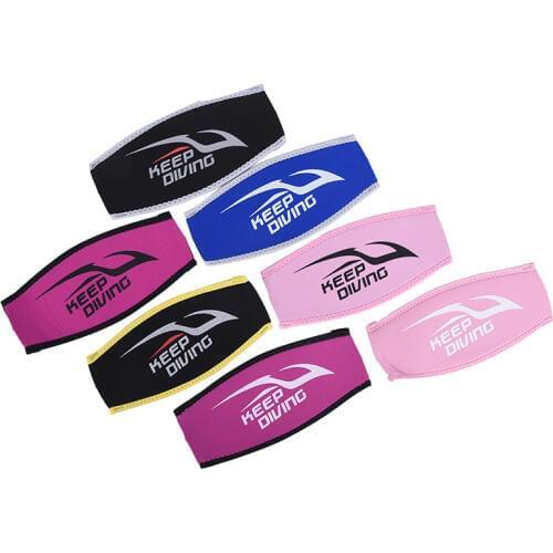 5Colors Diving Mask Neoprene Head Strap Cover Mask Padded For Added Comfort Equipment Tool Protect Long Hair Band Strap-Wrapper