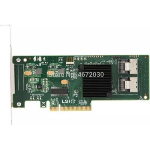 New Broadcom Avago LSI SAS 9211-8i host bus adapter 6gb/s Sata Sas X8 Lane Pci Express 2.0 Lsi Mega Raid Controller Card