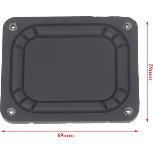 NEW 1pcs 3 Inch 78MM Bass Radiator Passive Speaker For 2 - 5Inch Home-made Bluetooth Speakers Auxiliary Low Frequency Rubber DIY