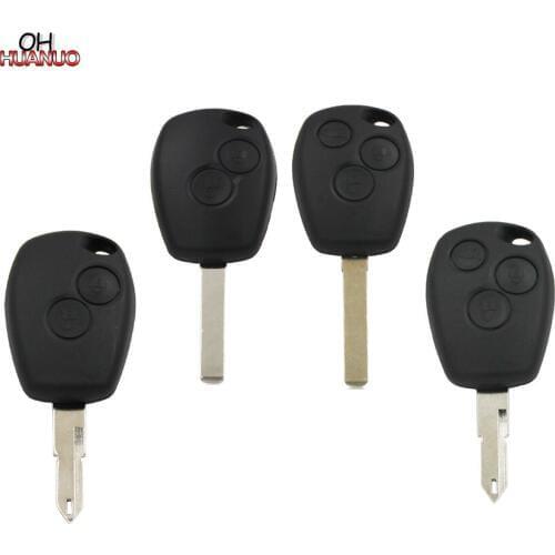 SALE ! 2 Buttons 3 Buttons Replacement Shell Remote Key Case Fob Blank for Renault Megane Dacia Modus Espace Duster Clio