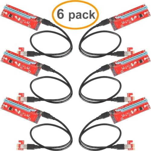 USB 3.0 PCI-E Express 1x to16x Extender Riser Card Adapter with 60cm USB 3.0 extender cablefor bitcoin mining device